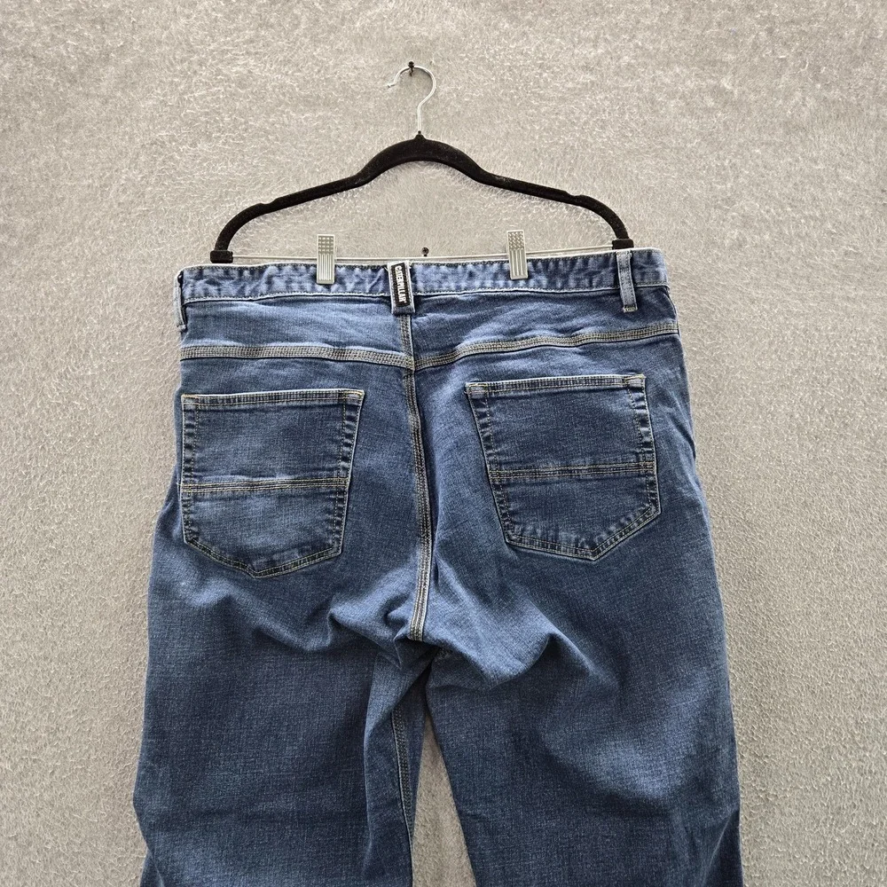 CAT Men Jeans 38X32 Blue Denim Workwear 27